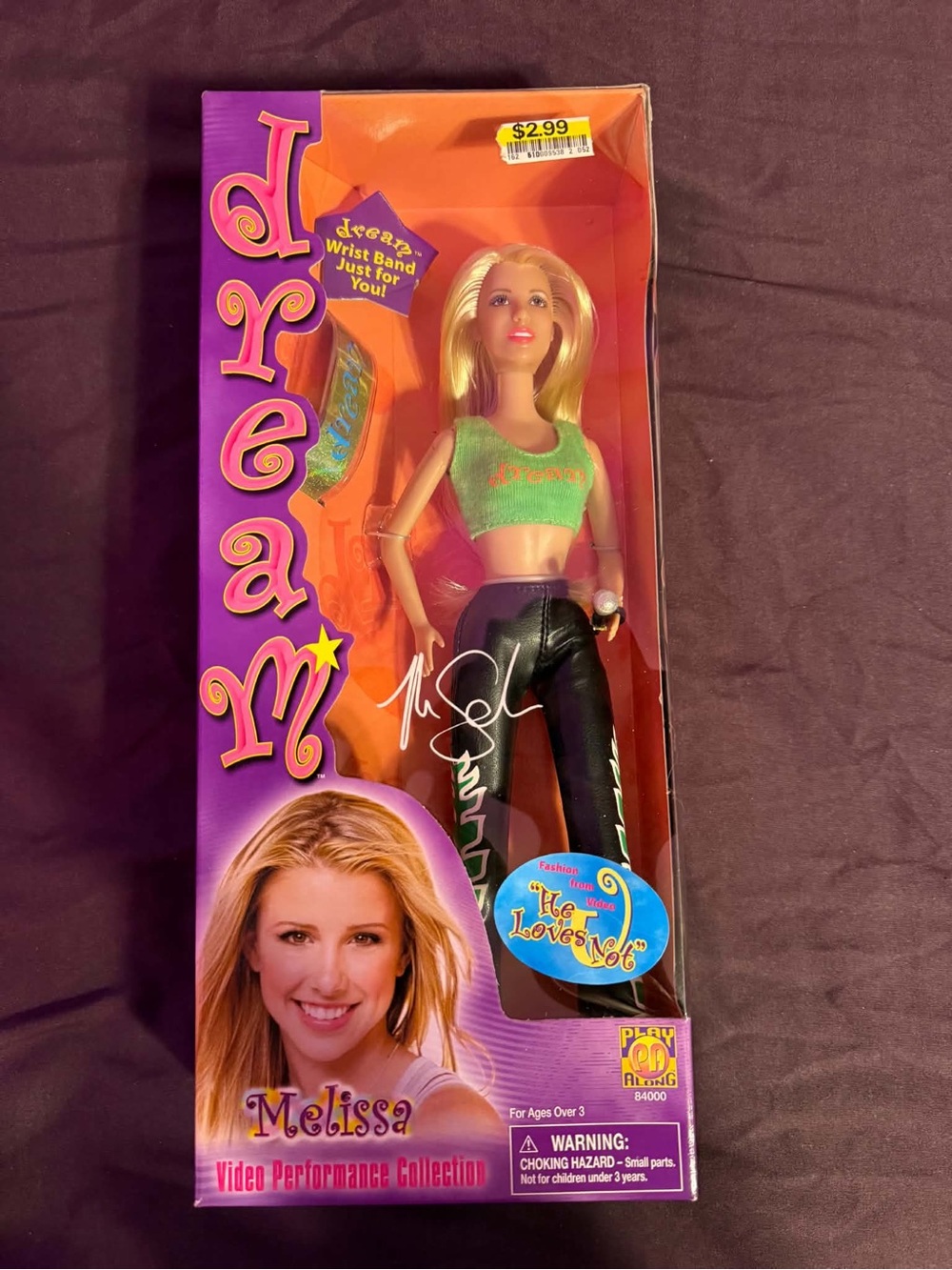 Play Along 2001 Dream Band Melissa Schuman Fashion Doll Y2K Pop Star Collector
